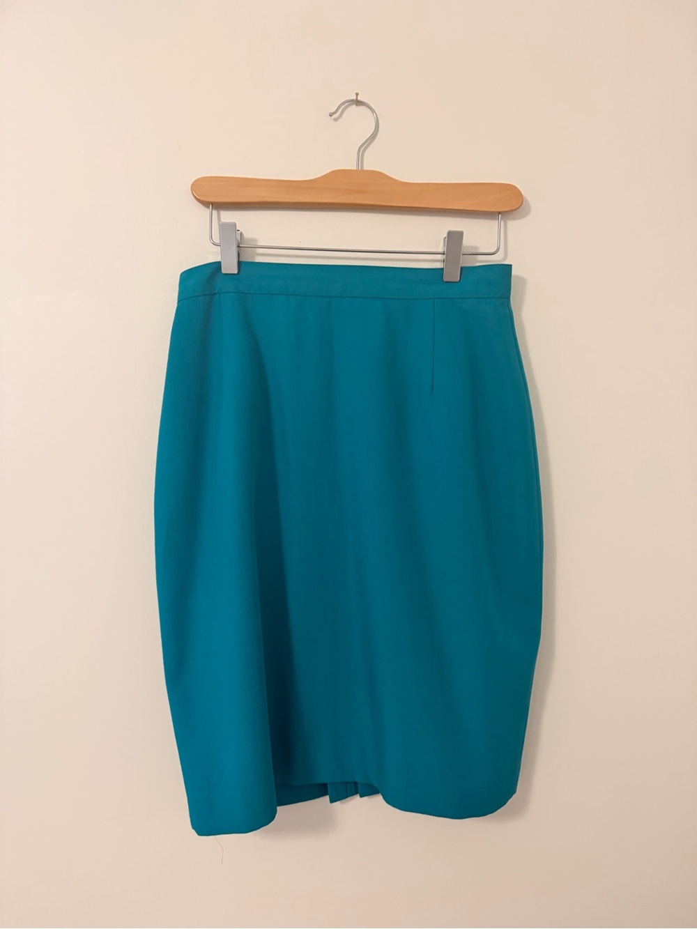 Jeremy Scott Teal Pencil Skirt